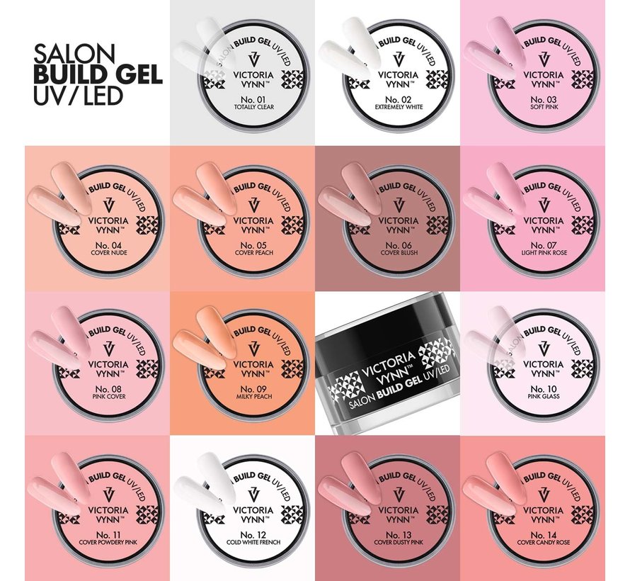 Victoria Vynn™ - Buildergel - gel om je nagels mee te verlengen of te verstevigen -  Cover Pink 15ml.
