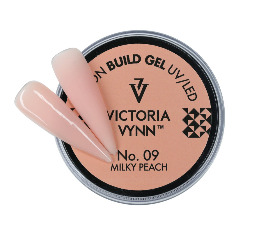 Victoria Vynn™ - Buildergel - gel om je nagels mee te verlengen of te verstevigen -   Milky Peach 15ml.