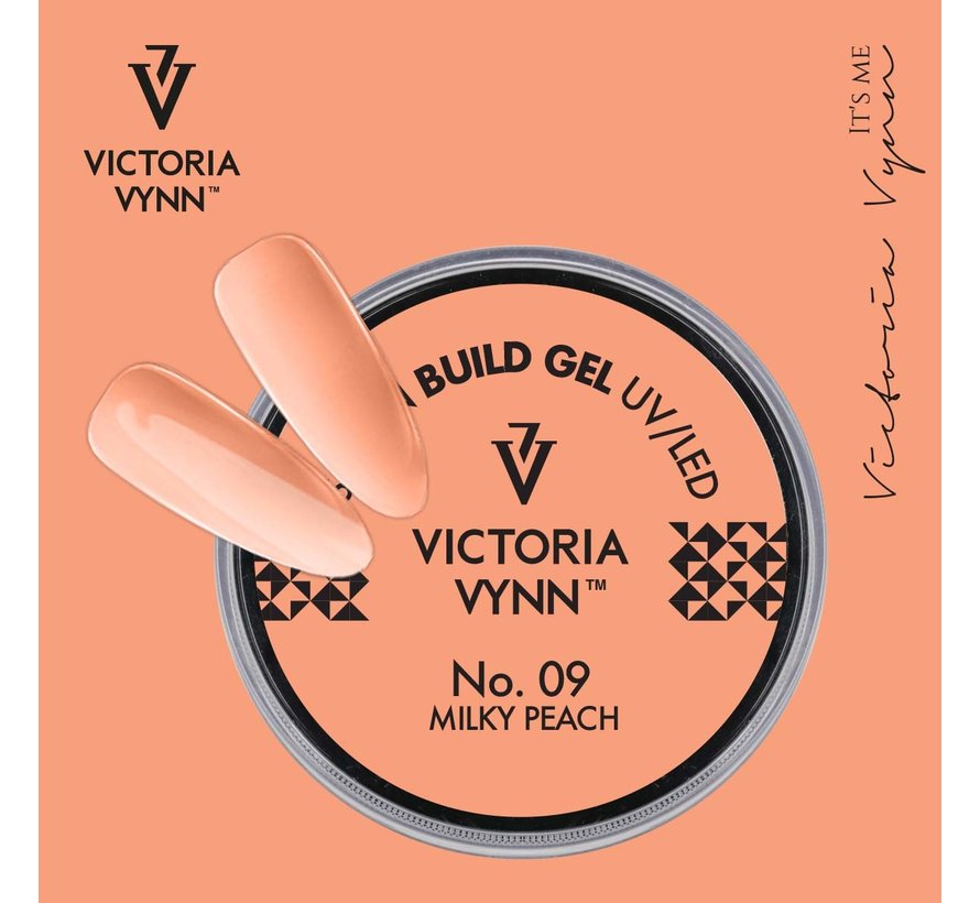 Victoria Vynn™ - Buildergel - gel om je nagels mee te verlengen of te verstevigen -   Milky Peach 15ml.