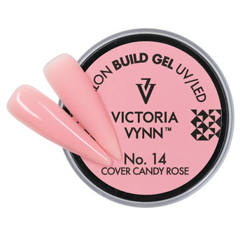 Victoria Vynn  Victoria Vynn Builder Gel - gel om je nagels mee te verlengen of te verstevigen - COVER CANDY ROSE 15ml - Roze cover gel
