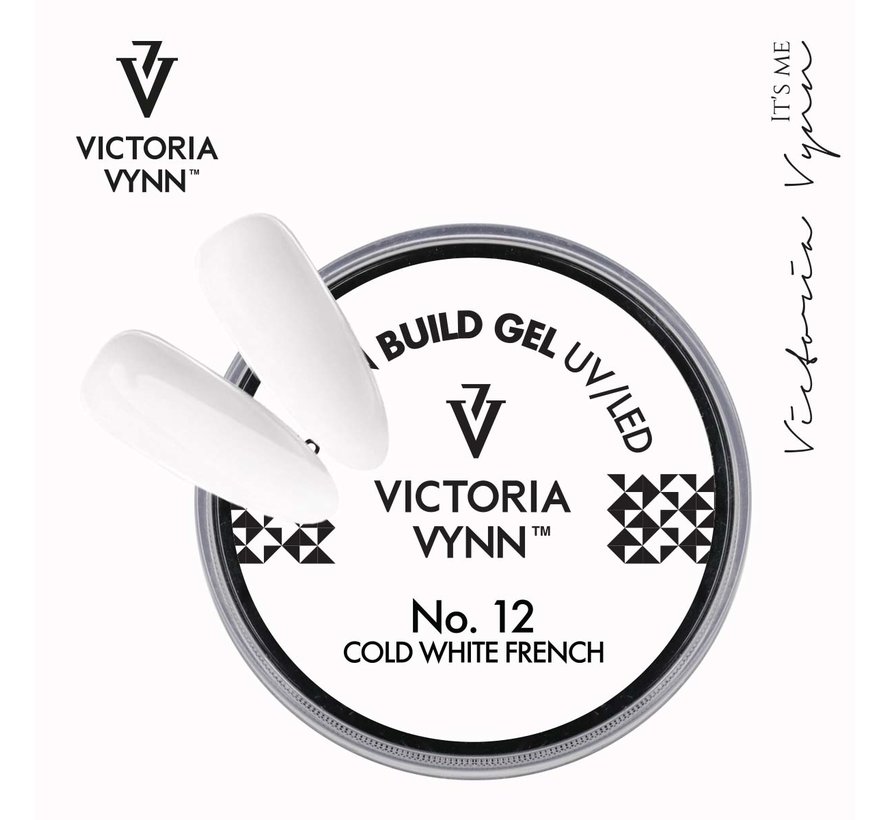 Victoria Vynn Builder Gel - gel om je nagels mee te verlengen of te verstevigen - COLD WHITE FRENCH 50ml