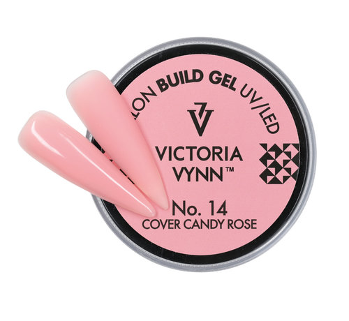 Victoria Vynn  Victoria Vynn Builder Gel - gel om je nagels mee te verlengen of te verstevigen - COVER CANDY ROSE 50ml - Roze cover gel