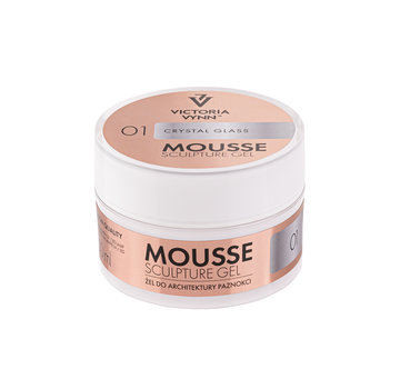 Victoria Vynn  Victoria Vynn | Mousse Sculpture Gel | 01 Crystal Glass 50ml.