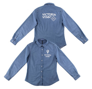 Victoria Vynn  Victoria Vynn | Limited Edition | Denim Blouse | Maat L