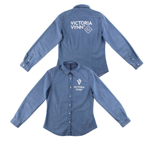 Victoria Vynn  Victoria Vynn | Limited Edition | Denim Blouse | Maat L