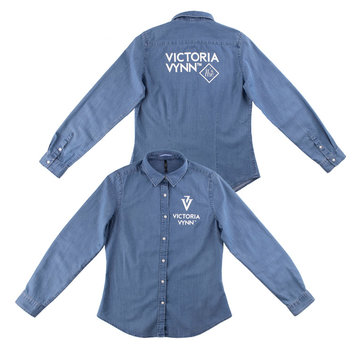 Victoria Vynn  Victoria Vynn | Limited Edition | Denim Blouse | Maat M