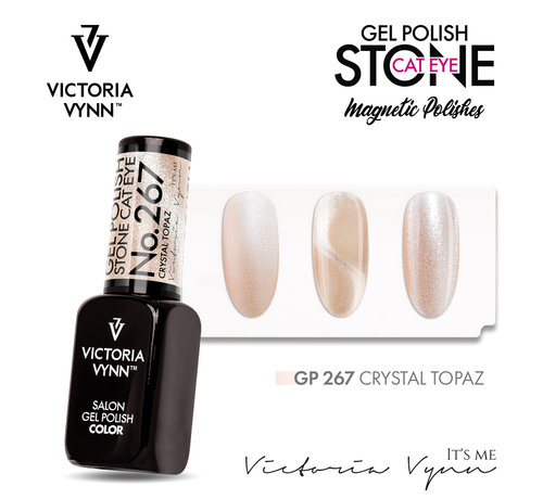 Victoria Vynn  Gellak Victoria Vynn Salon Collectie Stone Cat Eye Crystal Topaz - 267 - 8 ml.