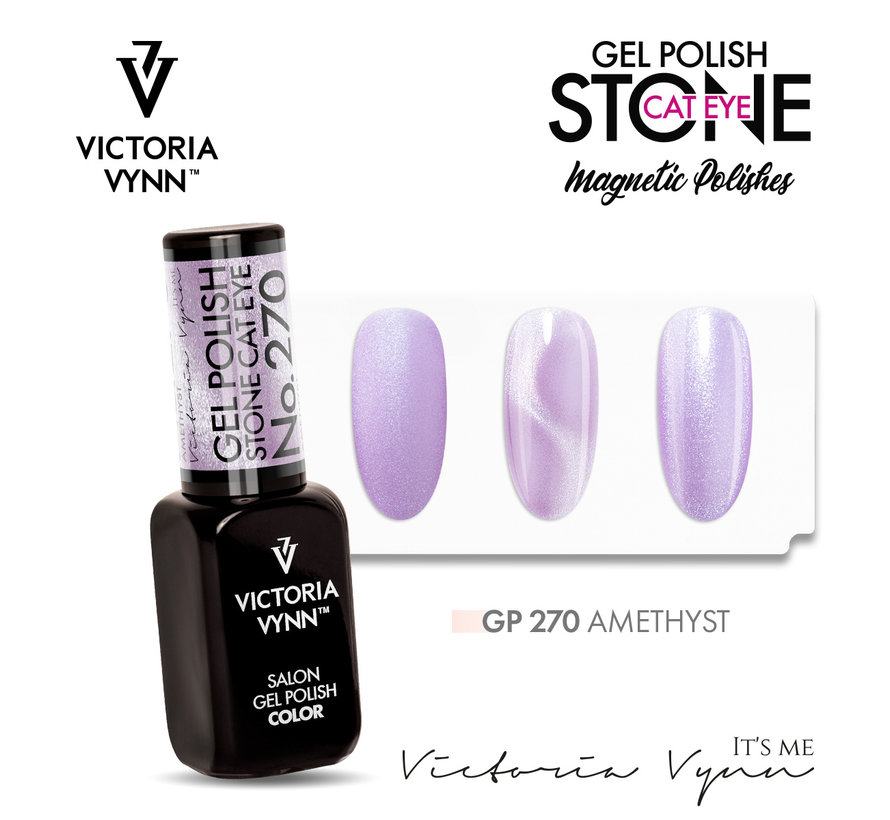Victoria Vynn Gellak Stone Cat Eye Amethyst - 270 - 8 ml.