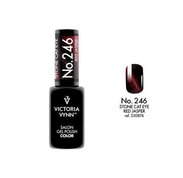 Victoria Vynn  Victoria Vynn™ Gel Polish Stone Cat Eye Red Jasper  - 246 - 8 ml.