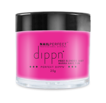 NailPerfect Dip poeder voor nagels - Dippn Nailperfect - 023  Blondes Just Wanna Have Fun  - 25gr