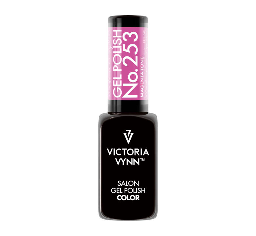 Gellak Victoria Vynn Salon Collectie - 253 Magenta Tone - 8 ml. - Roze
