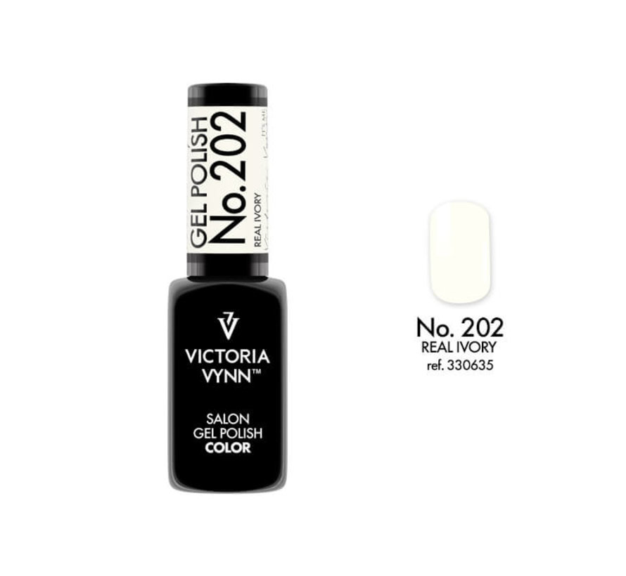 Gellak Victoria Vynn™ Gel Nagellak - Salon Gel Polish Color 202 - 8 ml. - Real Ivory