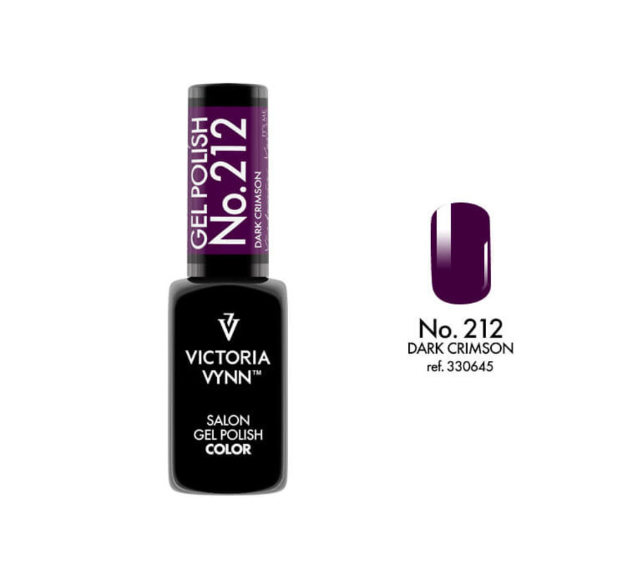 Gellak Victoria Vynn Salon Collectie 212 - 8 ml. - Dark Crimson