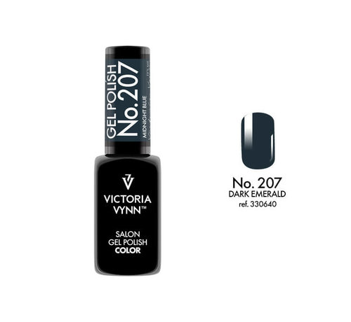 Victoria Vynn  Gellak Victoria Vynn Salon Collectie 207 - 8 ml. - Dark Emerald