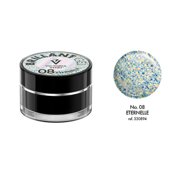 Victoria Vynn  Victoria Vynn™ - Brillant Gel UV/LED - Extreme glitters 08 ETERNELLE - 5 gram - Hologram glitters - Let op: Mix deze kleur met je andere glitters om een geweldige combi te maken!