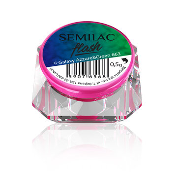 Semilac Semilac Flash Flakes Galaxy Azzure&Green 663