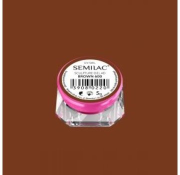 Semilac 600 Semilac Sculpture Gel 4D Brown 5 g