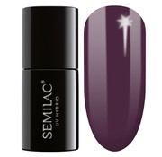 Semilac Semilac Gel Nagellak - Gel polish - UV Hybrid - 284 Cooking Time - 7ml - Donkerbruin