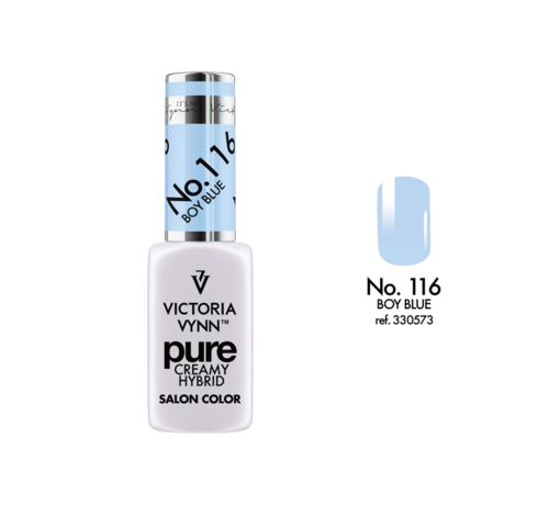 Victoria Vynn  Gellak Victoria Vynn™ Gel Nagellak - Gel Polish - Pure Creamy Hybrid  - 8 ml - Boy Blue  - 116