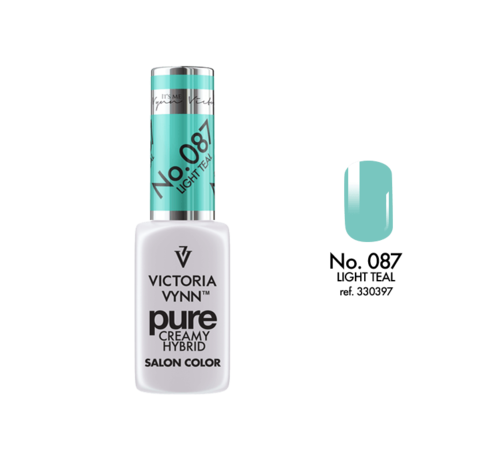 Victoria Vynn  Gellak Victoria Vynn™ Gel Nagellak - Gel Polish - Pure Creamy Hybrid  - 8 ml - Light Teal  - 087