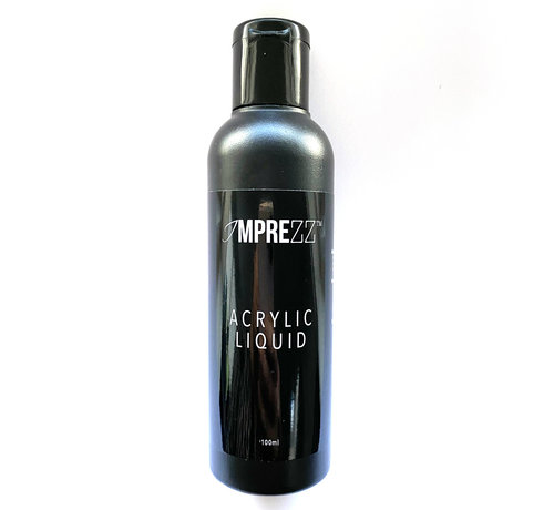 IMPREZZ® Acryl Vloeistof 100 ml. Imprezz® - Monomer - Liquid - deze vloeistof ben je nodig in combinatie met acrylpoeder