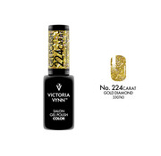 Victoria Vynn  Gellak Victoria Vynn Salon Collectie 224 Carat Gold Diamond- 8 ml. -