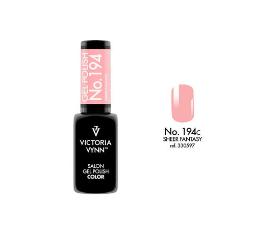 Victoria Vynn  Gellak Victoria Vynn™ Gel Nagellak - Salon Gel Polish Color 194 - 8 ml. - Sheer Fantasy