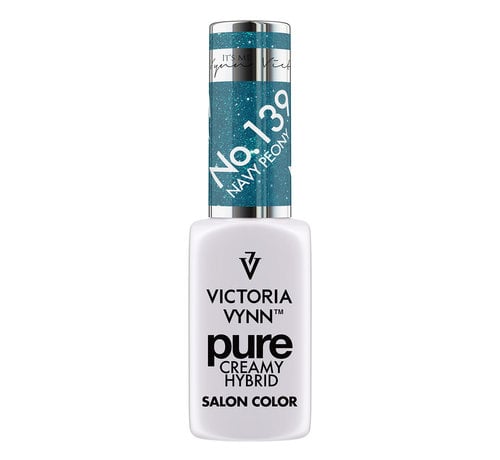 Victoria Vynn  Gellak Victoria Vynn™ Gel Nagellak - Gel Polish - Pure Creamy Hybrid  - 8 ml - Navy Peony  - 139