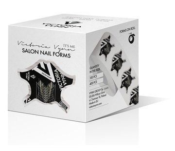 Victoria Vynn  Victoria Vynn Sjablonen - Salon Nail Forms  Zwart 100 St.