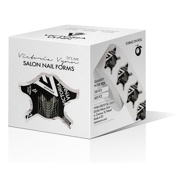 Victoria Vynn  Victoria Vynn Sjablonen - Salon Nail Forms  Zwart 100 St.