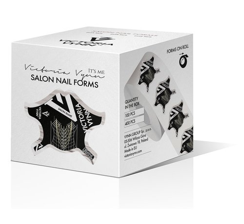 Victoria Vynn  Victoria Vynn Sjablonen - Salon Nail Forms  Zwart 100 St.