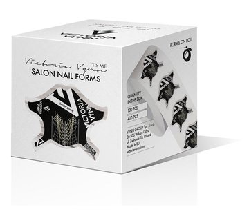 Victoria Vynn  Victoria Vynn Sjablonen - Salon Nail Forms  Zwart 400 St.