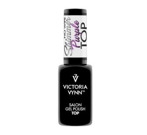Victoria Vynn  Victoria Vynn™ Gel Polish TOPGEL No Wipe Shimmer Purple 8 ml.
