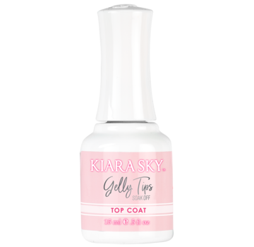 Kiara Sky™ Kiara Sky Gelly Tips TOP COAT 15ML - Onmisbaar voor jouw gelly tips behandeling