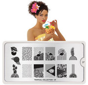 MoYou London Stempelplaat - Nail Art Stamping Tropical 27