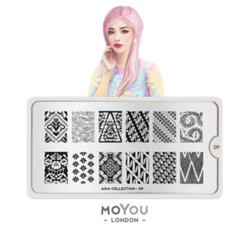 MoYou London MoYou London Stempelplaat - Nail Art Stamping Asia 09