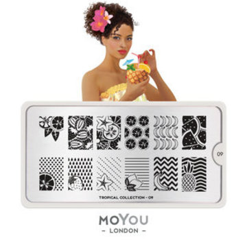 MoYou London  MoYou London Stempelplaat - Nail Art Stamping Tropical 09