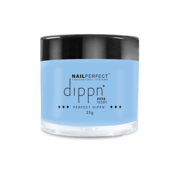 NailPerfect Dip poeder voor nagels | Dippn Nailperfect | 058 Teddy | 25gr | Blauw