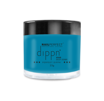 NailPerfect Dip poeder voor nagels | Dippn Nailperfect | 060 Deep Down | 25gr | Blauw