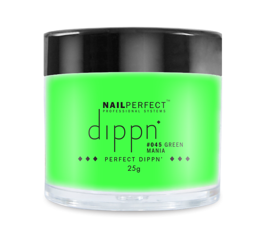Dip poeder voor nagels | Dippn Nailperfect | 045 Green Mania | 25gr | Groen