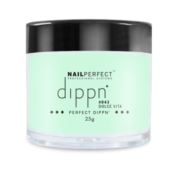 NailPerfect Dip poeder voor nagels | Dippn Nailperfect | 043 Dolce Vita | 25gr | Groen