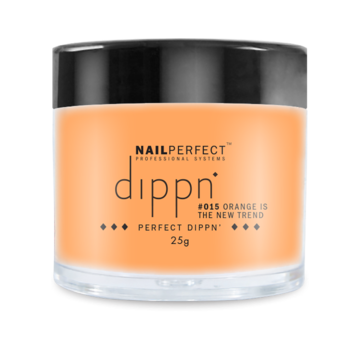 NailPerfect Dip poeder voor nagels | Dippn Nailperfect | 015 Orange is the new Trend | 25gr | Oranje