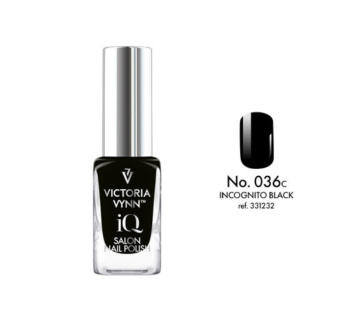 Victoria Vynn  Victoria Vynn | iQ Nagellak | 036 Incognito Black | 9 ml. | Zwart