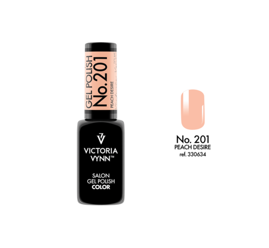 Gellak Victoria Vynn Salon Collectie 201 - 8 ml. - Peach Desire