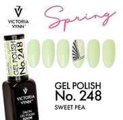 Victoria Vynn  Gellak Victoria Vynn Salon Collectie Salon- 248 Sweet Pea  - 8 ml. - Lichtgroen