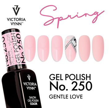 Victoria Vynn  Victoria Vynn Gellak - Gel Nagellak - Salon Gel Polish Color - 250 Gentle Love - 8 ml. - Lichtroze