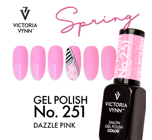 Victoria Vynn  Gellak Victoria Vynn Salon Collectie - 251 Dazzle Pink - 8 ml. - Roze