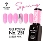 Gellak Victoria Vynn Salon Collectie - 251 Dazzle Pink - 8 ml. - Roze
