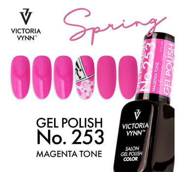 Victoria Vynn  Victoria Vyn Gellak - Gel Nagellak - Salon Gel Polish Color - 253 Magenta Tone - 8 ml. - Roze