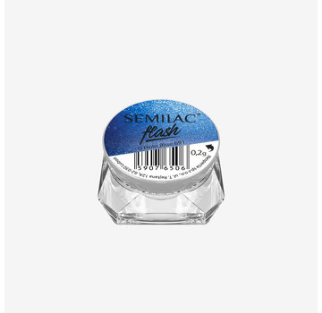 Semilac Semilac - SemiFlash - Pigment voor op de nagels - Holo Blue 691